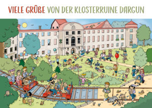 Postkarte “Darguner Klosterruine”