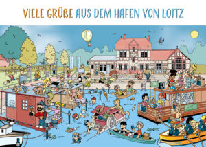 Wimmelpost "Hafentreiben Loitz"