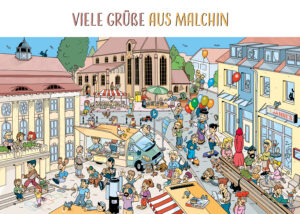 Wimmelpost "Markt am Rathaus Malchin"