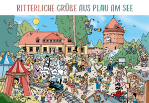 Wimmelpost "Ritterliche Burg"